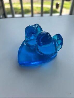 Vintage signed Leo ward 1995 bluebirds of happiness